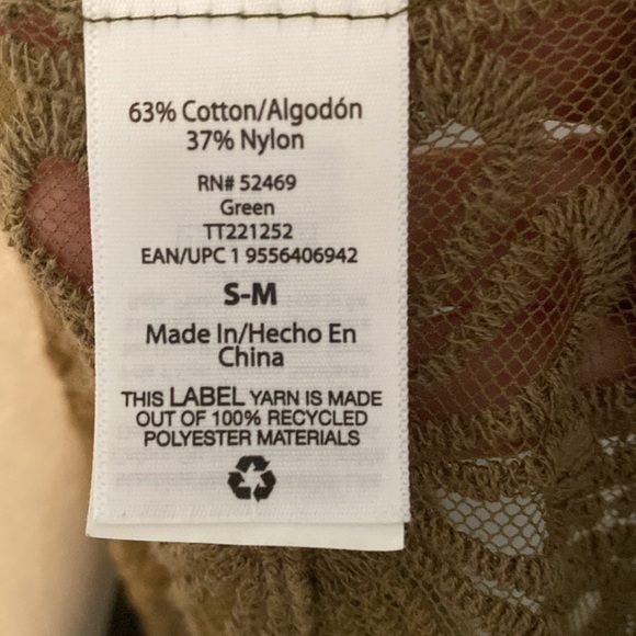 Lace Kimono Olive Green Size S/M cotton/nylon festival boho summer concert beach - Picture 6 of 7